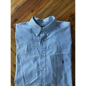 Polo Ralph Lauren Dress Shirt Mens Sz XXL Plaid Checkered